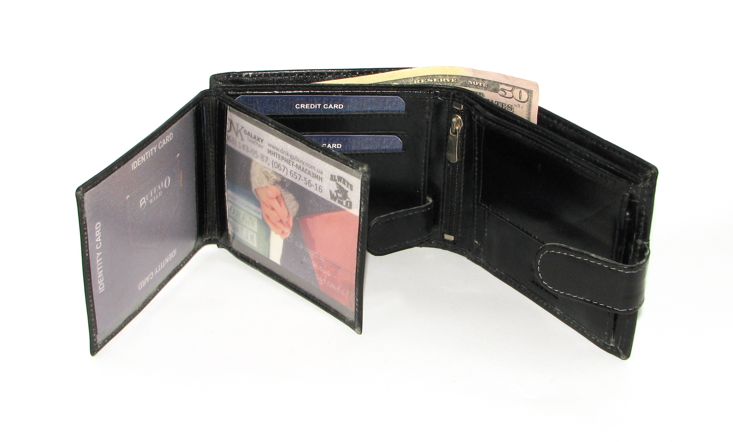Кошелек мужской Buffalo Wild N992L-CVTB BLACK Кошелек мужской Buffalo Wild N992L-CVTB BLACK